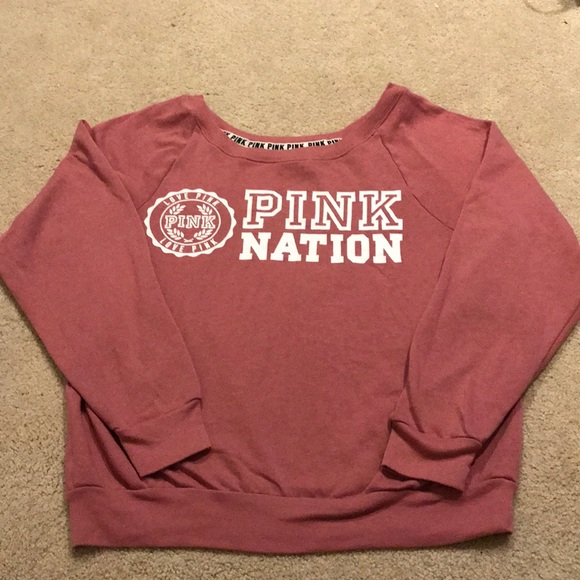 PINK Victoria's Secret Tops - Pink Sweatshirt